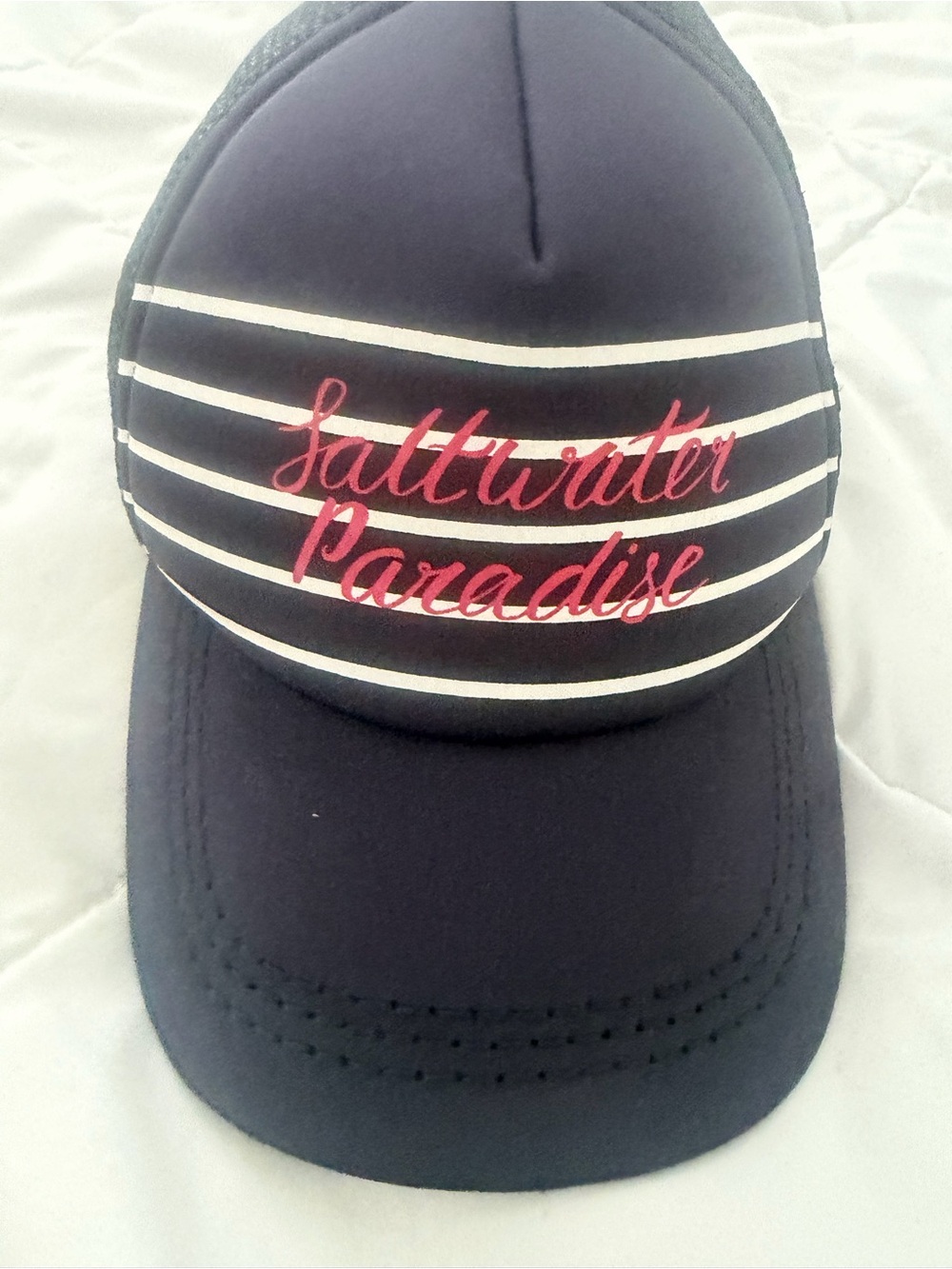 Saltwater Paradise Navy Cap